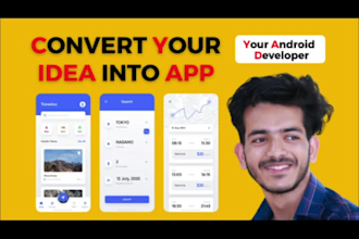 create custom android apps with top notch UI UX design