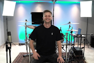 record live acoustic drums as your studio session drummer