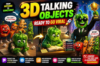 create viral ai talking object character story videos for youtube shorts reels