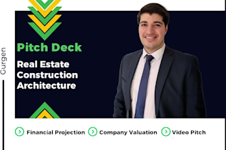 provide a real estate pitch deck and financial model