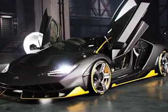 3d car model and animation, realistic car rendering, car chase animation,ue5 vfx