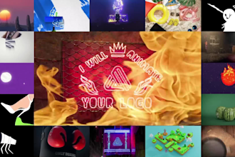 create a reveal logo or a amazing intro for your brand