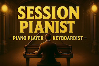 be your session pianist,piano player and keyboardist