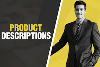 write SEO optimized product descriptions