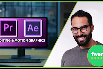 be your full time editor and graphics designer