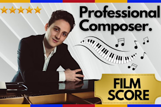 compose a professional soundtrack for your film