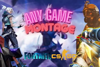 edit your valorant, cod, csgo or game montage