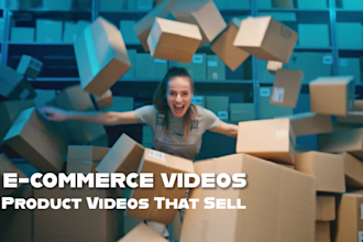 create high converting ecommerce product videos for amazon shopify facebook
