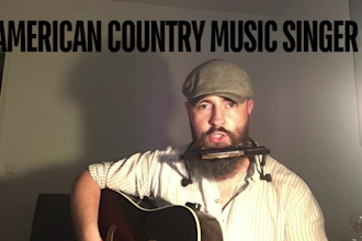 be the best country music singer songwriter with acoustic guitar and vocal