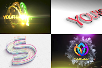 create amazing animated logo animation youtube intro video