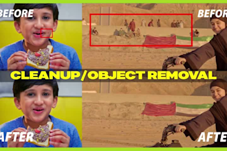 do vfx cleanup, wire removal, rig removal, object removal