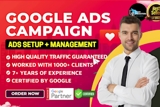 setup and manage google ads performance max shopping ads campaign, search ads