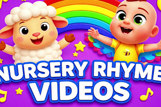 create engaging kids learning and educational youtube videos