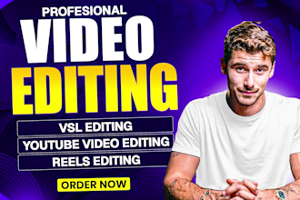 edit talking head, youtube video editing and vsl