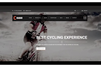 build a responsive bicycle shopify store bicycle website bike shopify store