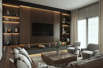 render 3d interior or 360 panorama apartment, house