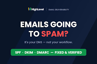 fix gohighlevel email deliverability and set up your sending domain