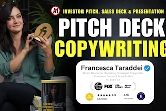 do pitch deck, sales pitch, and presentation copywriting