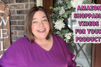 create a shoppable amazon product video