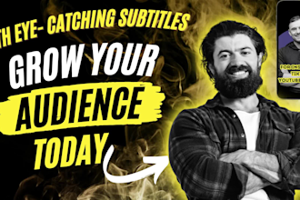add engaging subtitles or captions to your youtube,instagram,tiktok videos