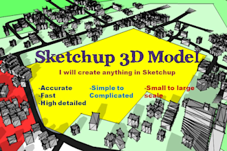 make sketchup 3d model of anything