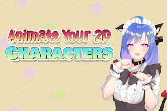 animate 2d character anime art