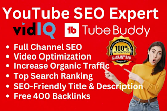 be your youtube video SEO expert