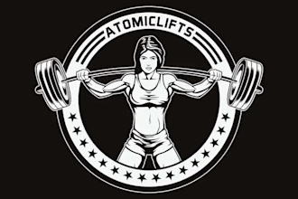 design creative fitness crossfit yoga fit nutrition gym logo