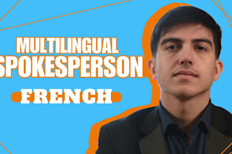 produce original content as a spokesperson or ugc creator in french