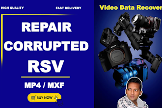 repair fix corrupted rsv file to mp4 videos