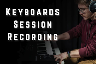 arrange and record piano, keyboards and synthesizers