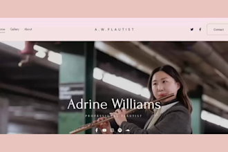 create a wix website for music artists, bands or dj