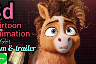 do 3d animation for film 3d character animation video 3d cartoon animation