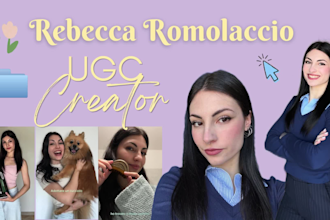 create beauty, services and pet ugc video ads in italian