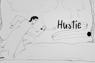 create original hand drawn lyric video