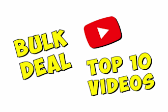 make 10 top 10 or top 5 videos and upload with thumbnails