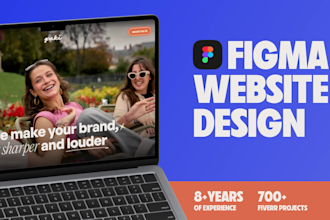 Figma website design — Fiverr web design service