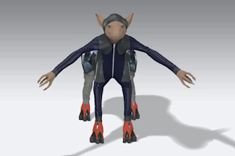 vrchat avatar character design vrc avatar furry avatar 3d animation vriod