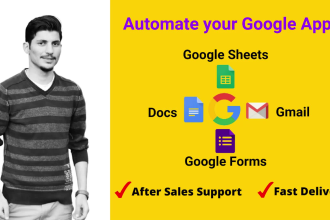 automate google sheets, form, gmail, drive, calendar via apps script