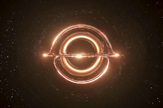 make epic black hole logo opener