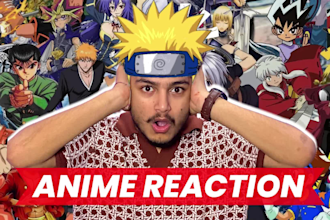 edit your anime reaction for youtube