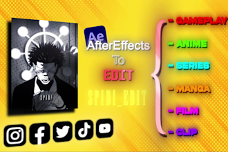 do anime tiktok edits, manga, clips and video editing