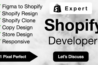clone shopify store shopify clone figma to shopify expert shopify redesign