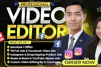 create facebook short video ads, drop shipping, meta ads for all social media