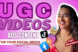 create ugc tiktok video ads reels of your brand dubai based