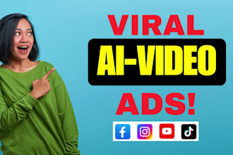 create viral ai video ads for tiktok, facebook and instagram