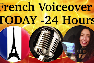 record a professional french voice over today