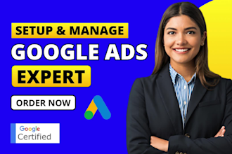 setup, optimize and manage google ads adwords ppc campaigns