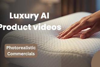 create luxury ai product commercials for your brand