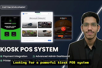 build a self ordering kiosk with pos, payment integration and kitchen display